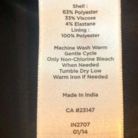 Talbots sleeveless color-blocked sheath dress sz 14 - Picture 8 of 9